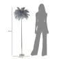LAMPA STOJĄCA PALMA SZARA Ø 55X160 cm